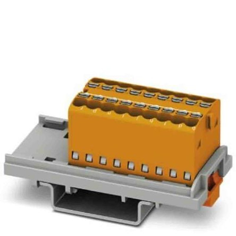 Phoenix Contact Distribution Block, 18 Way, 500V, 17.5A, Orange
