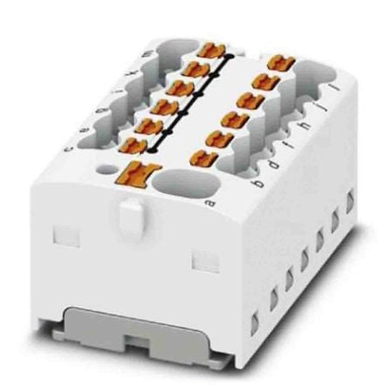Phoenix Contact Distribution Block, 13 Way, 450V, 17.5A, White