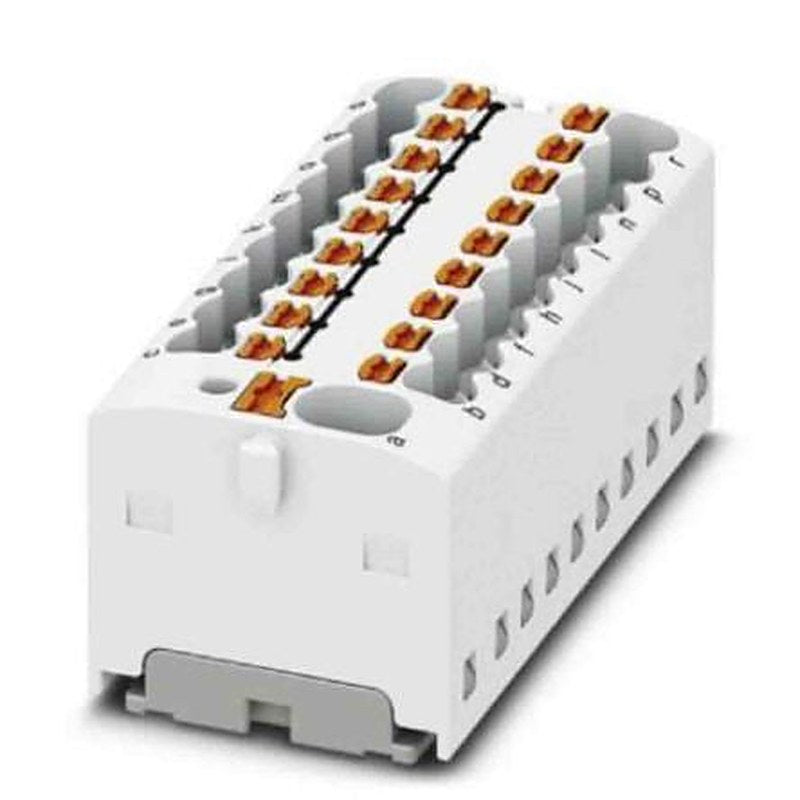 Phoenix Contact Distribution Block, 19 Way, 450V, 17.5A, White