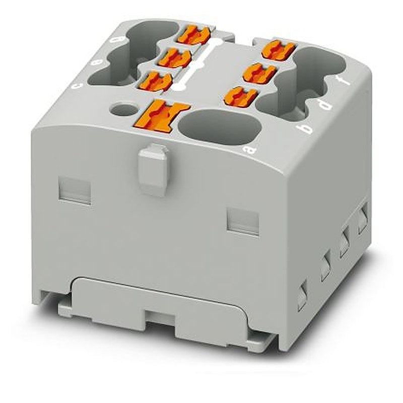 Phoenix Contact Distribution Block, 7 Way, 450V, 17.5A, Grey