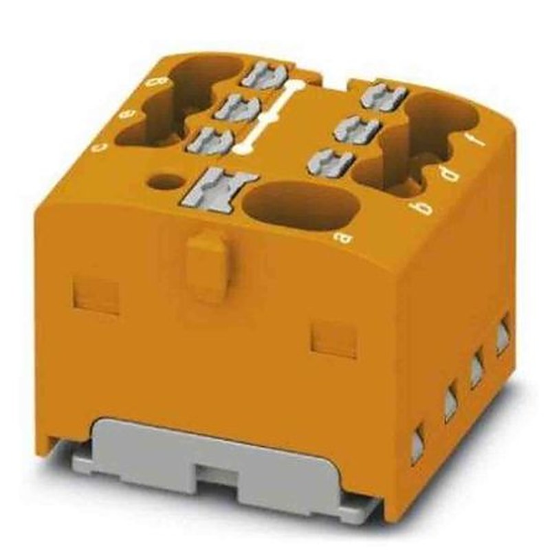 Phoenix Contact Distribution Block, 7 Way, 450V, 17.5A, Orange