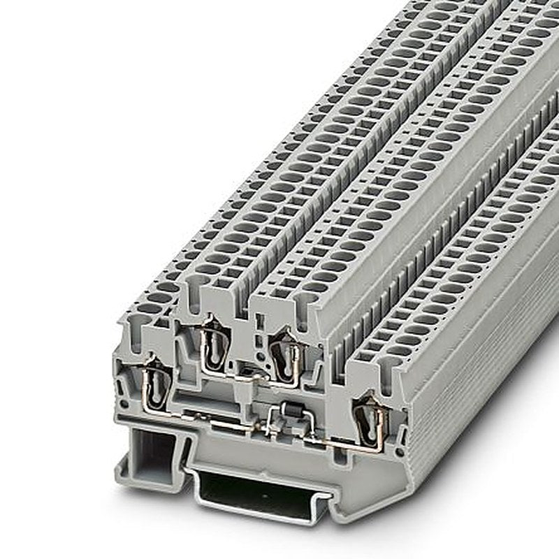 Phoenix Contact 1047533 Component Terminal Block Grey, 0.08mm², 4 mm², 2-Level, Spring Cage
