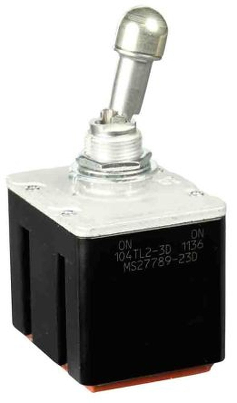 Honeywell Toggle Switch, Bushing Mount, On-On, 4PDT, Wire Terminal, 28 V dc, 125 V ac