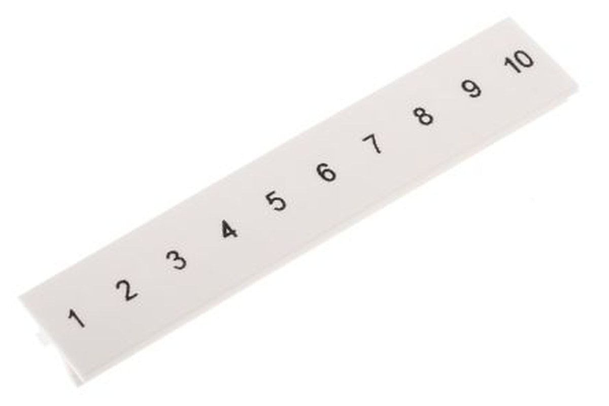 Phoenix Contact ZB5.LGS :01 -10 Series Marker Strip for Use with DIN Rail Terminal Blocks
