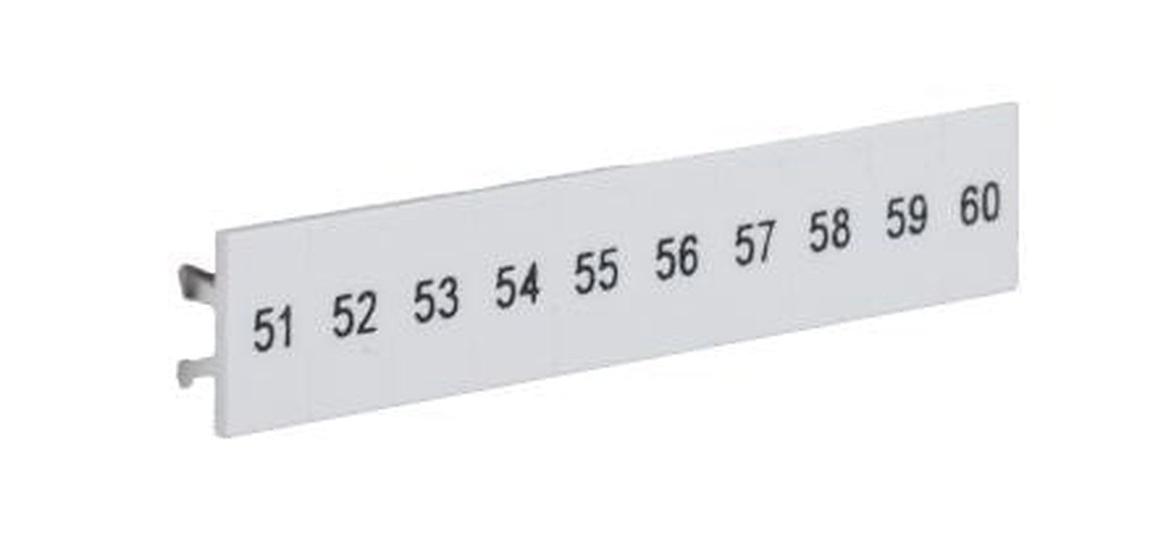 Phoenix Contact, ZB5.LGS :51 -60 Polyamide Marker Strip for use with Terminal Block