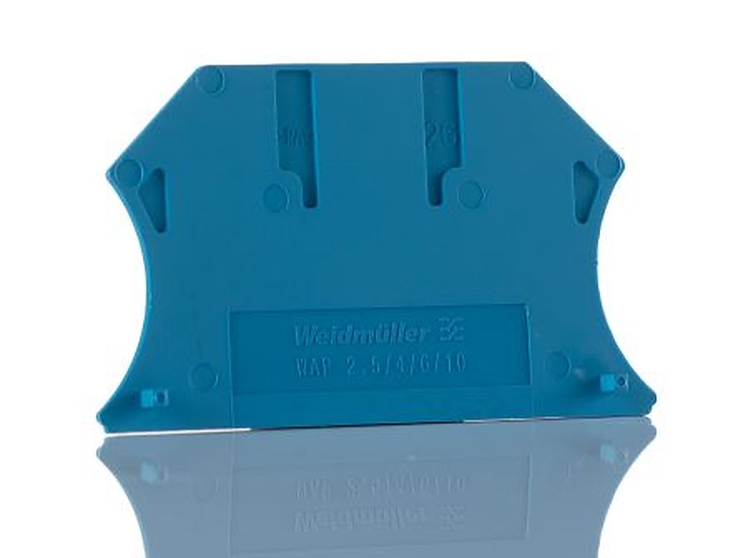 Weidmüller W Series End Cover for Use with DIN Rail Terminal Blocks, ATEX