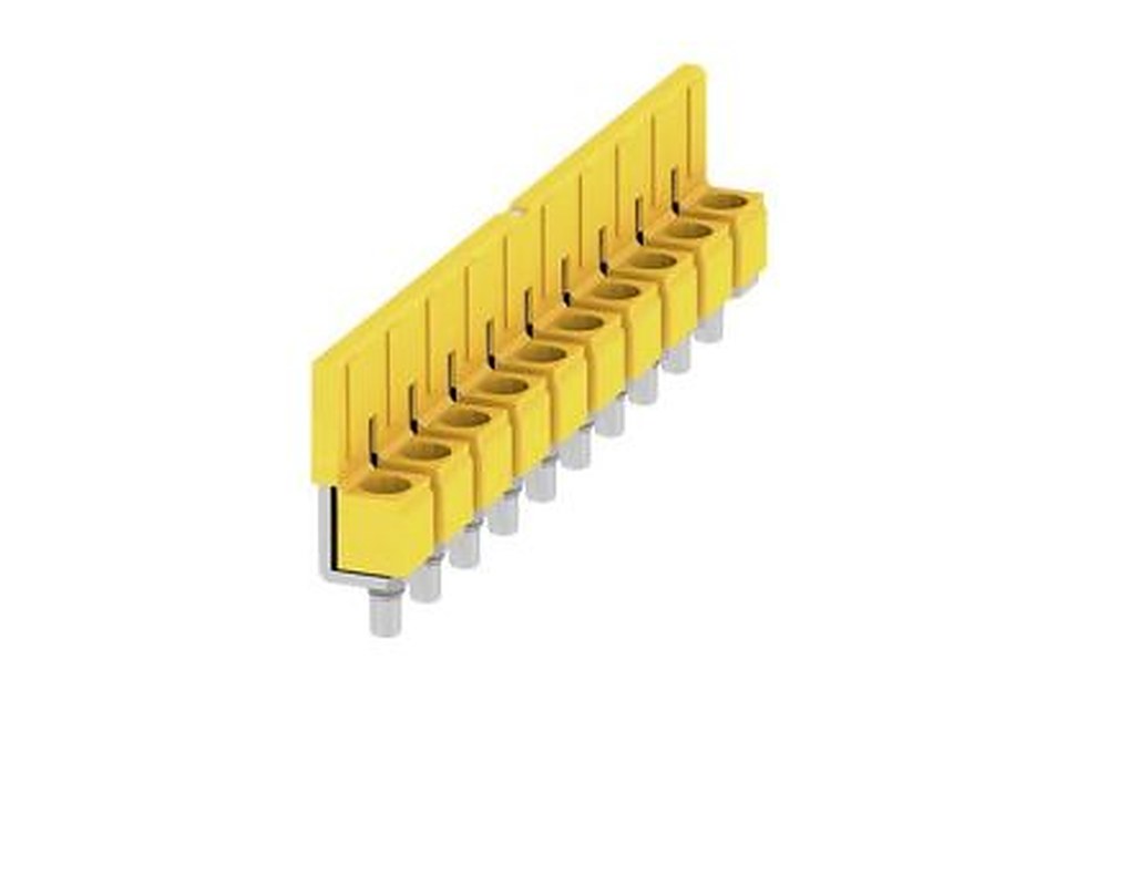 Weidmüller WQV Series Jumper Bar for Use with DIN Rail Terminal Blocks