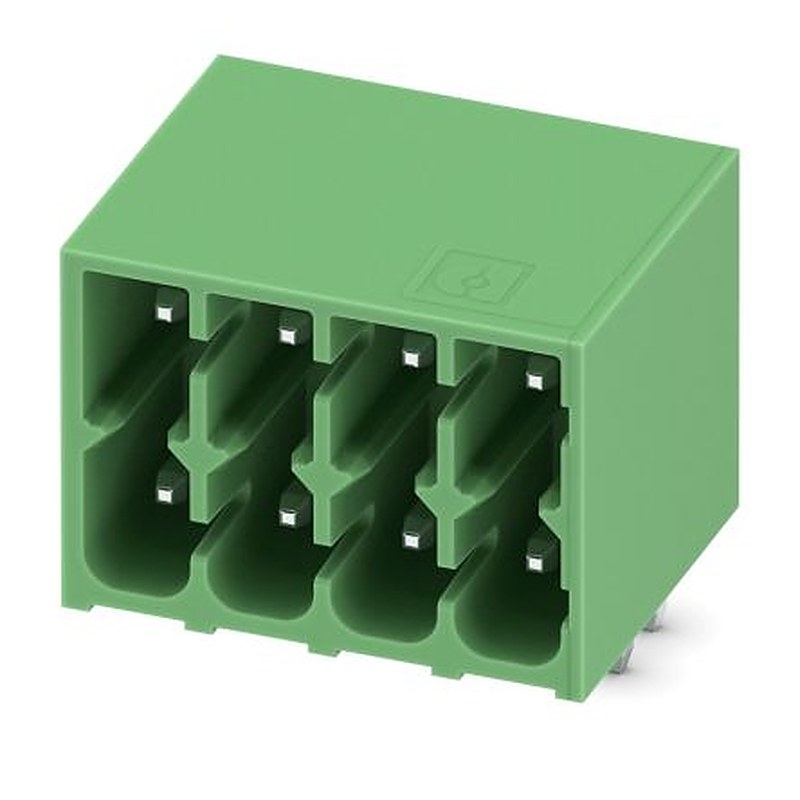 Phoenix Contact DMC Series Pluggable Terminal Block, 4-Contact, 3.5 mm Pitch, 2 Row, 1053810