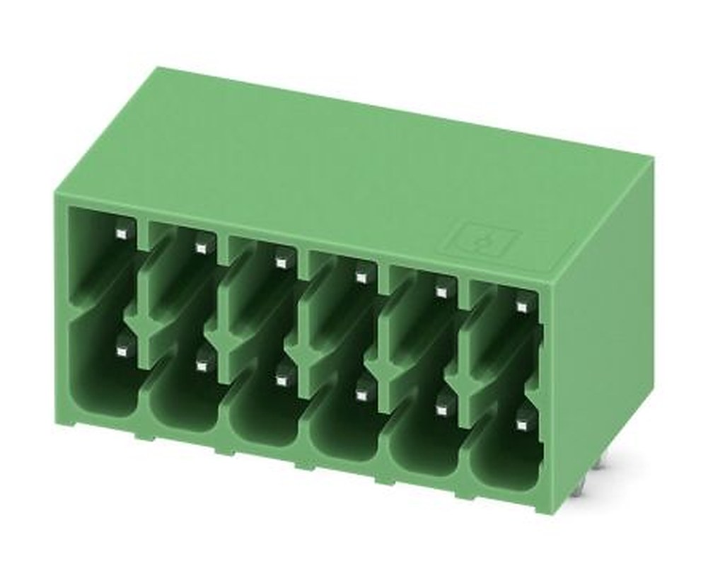 Phoenix Contact DMC1.5 Series Pluggable Terminal Block, 6-Contact, 3.5 mm Pitch, 2 Row, 1053812