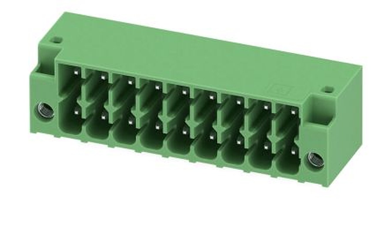 Phoenix Contact DMC1.5 Series Pluggable Terminal Block, 9-Contact, 3.5 mm Pitch, 2 Row, 1053872
