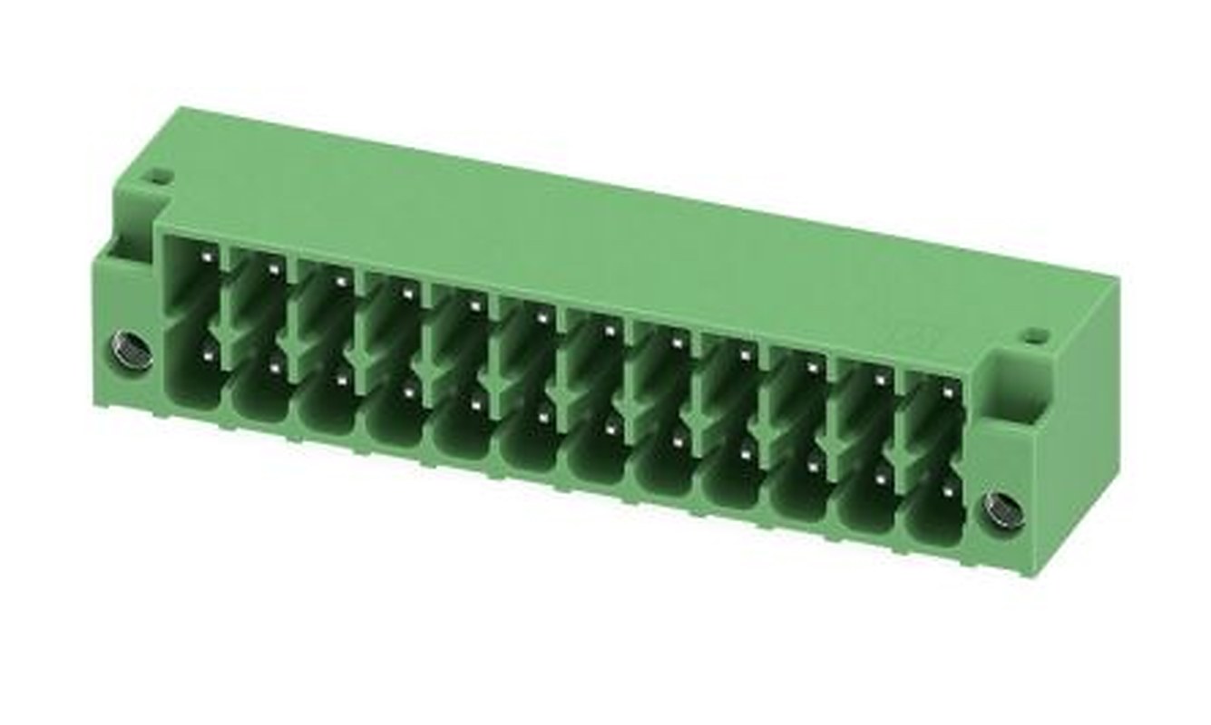 Phoenix Contact DMC1.5 Series Pluggable Terminal Block, 12-Contact, 3.5 mm Pitch, 2 Row, 1053875
