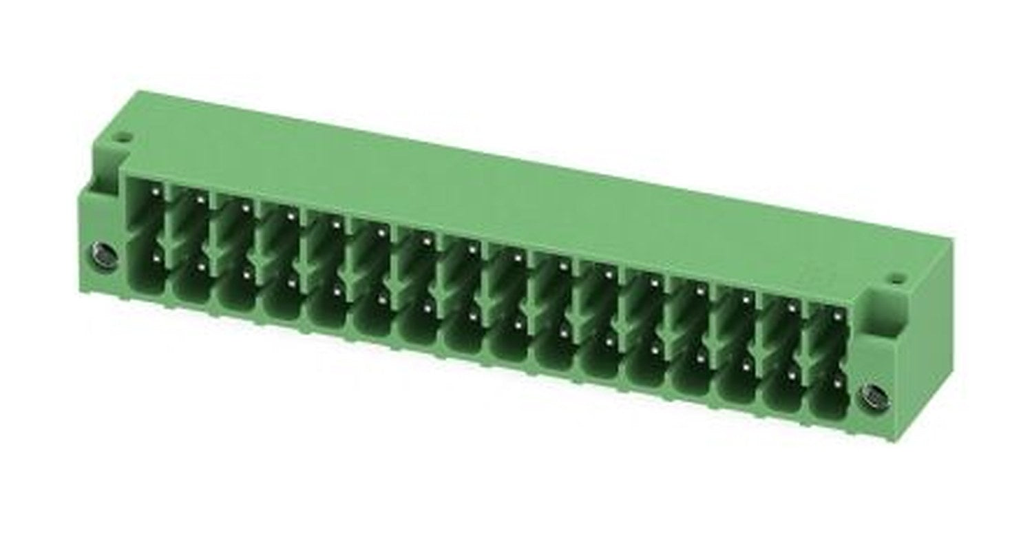 Phoenix Contact DMC1.5 Series Pluggable Terminal Block, 16-Contact, 3.5 mm Pitch, 2 Row, 1053879