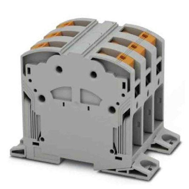 Phoenix Contact 1054735 PTPOWER Series High Current Connector Grey, 185mm², 1-Level, Screw