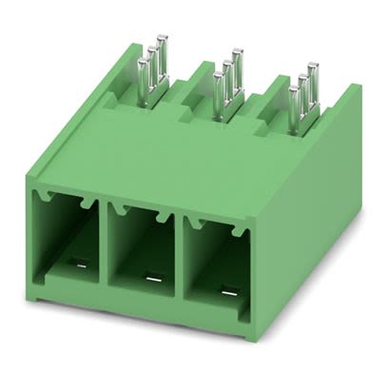 Phoenix Contact PC Series Solder PCB Header, 3 Contact(s), 7.62 mm Pitch, 1 Row, Shrouded