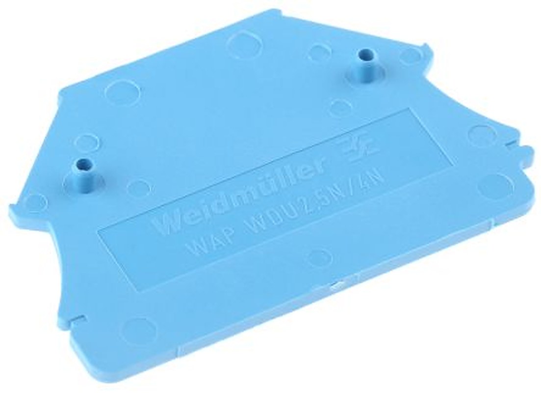 Weidmüller W Series End Cover for Use with DIN Rail Terminal Blocks