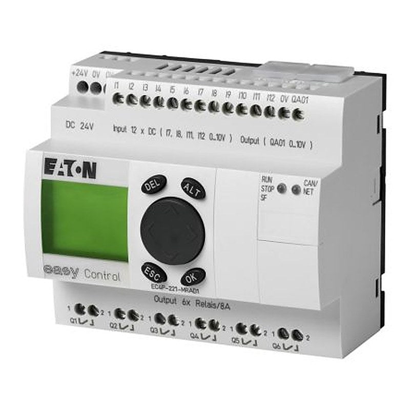 Eaton EC4P Series PLC CPU, Digital Output, 12-Input, Analogue Input