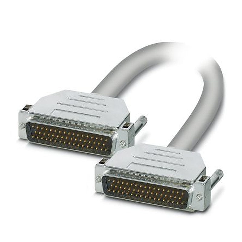 Phoenix Contact Male D-Sub 50-Pin to Male D-Sub Serial Cable, 2 m Halogen Free Sheath, 1066 Series