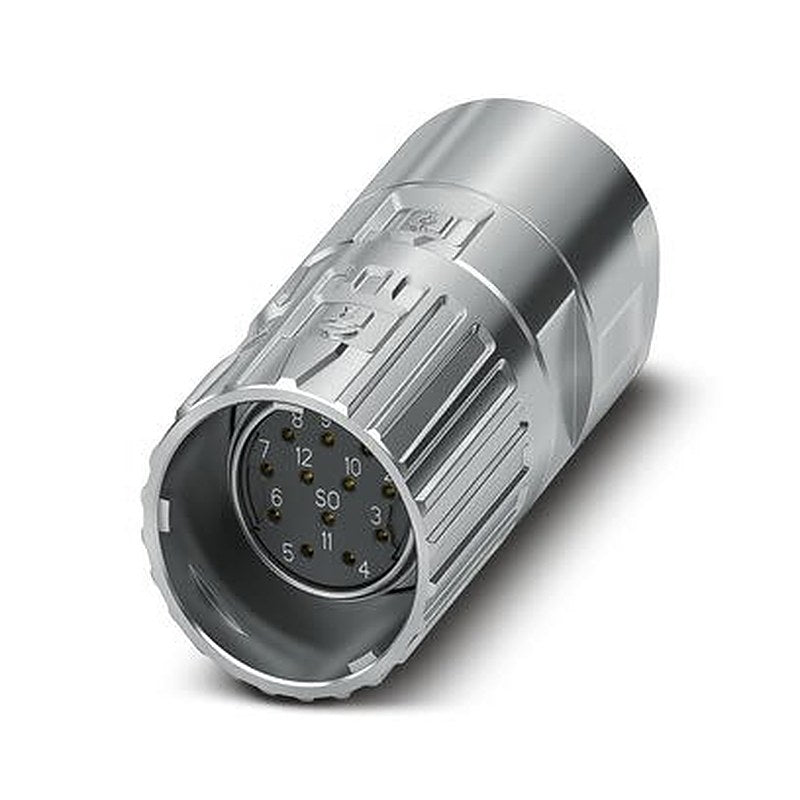 Phoenix Contact Connector, 12 Contacts, Cable, M23 Connector, Socket, Female, IP66, IP68, IP69K, M23 PRO Series