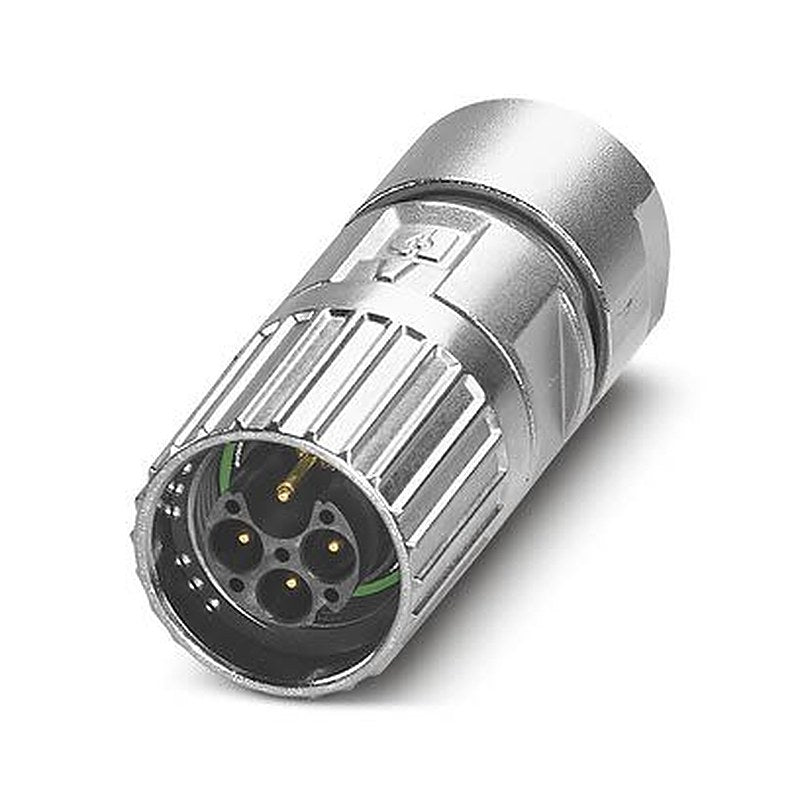 Phoenix Contact Connector, 4 Contacts, Cable, M17 Connector, Plug, Male, IP67, IP68, M17 PRO Series