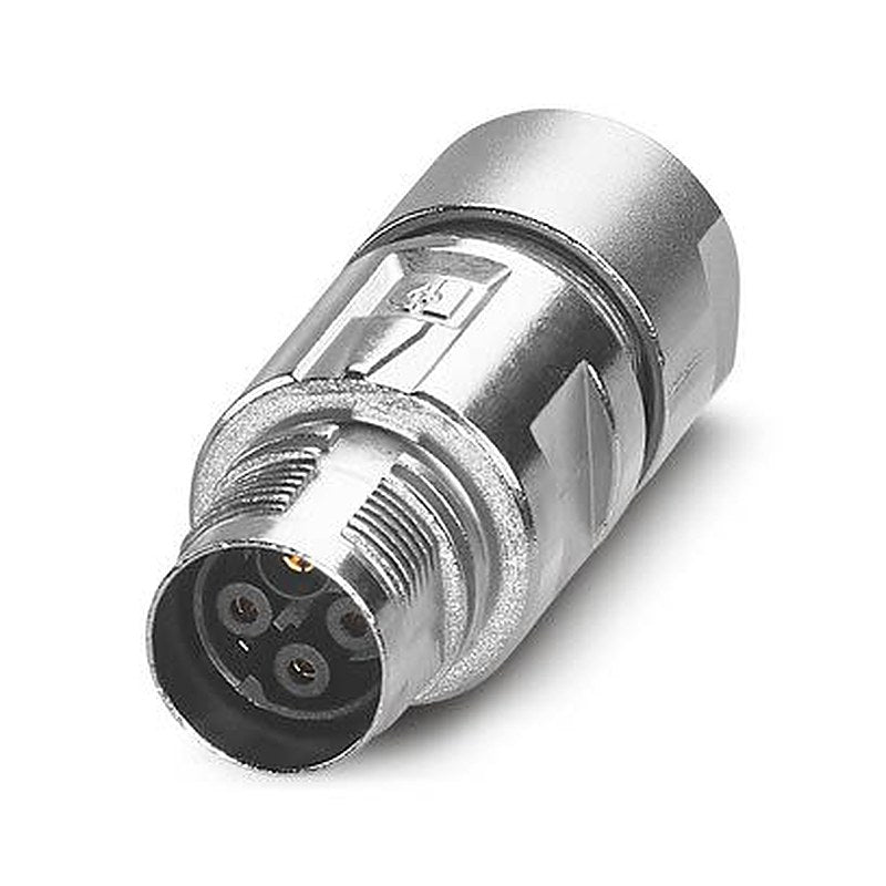 Phoenix Contact Connector, 4 Contacts, Cable, M17 Connector, Socket, Female, IP67, IP68, M17 PRO Series