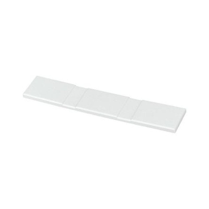 Eaton Thermoplastic Shroud End Shroud, 166mm W, 25 mm L for Use with System For Flat Busbar, 60 mm System, BBS-3/FL,