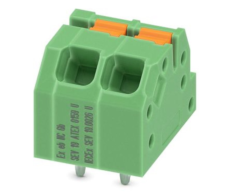 Phoenix Contact SPTAF Series Straight PCB Terminal Block, 2 Contact(s), 3.5 mm Pitch, 1 Row