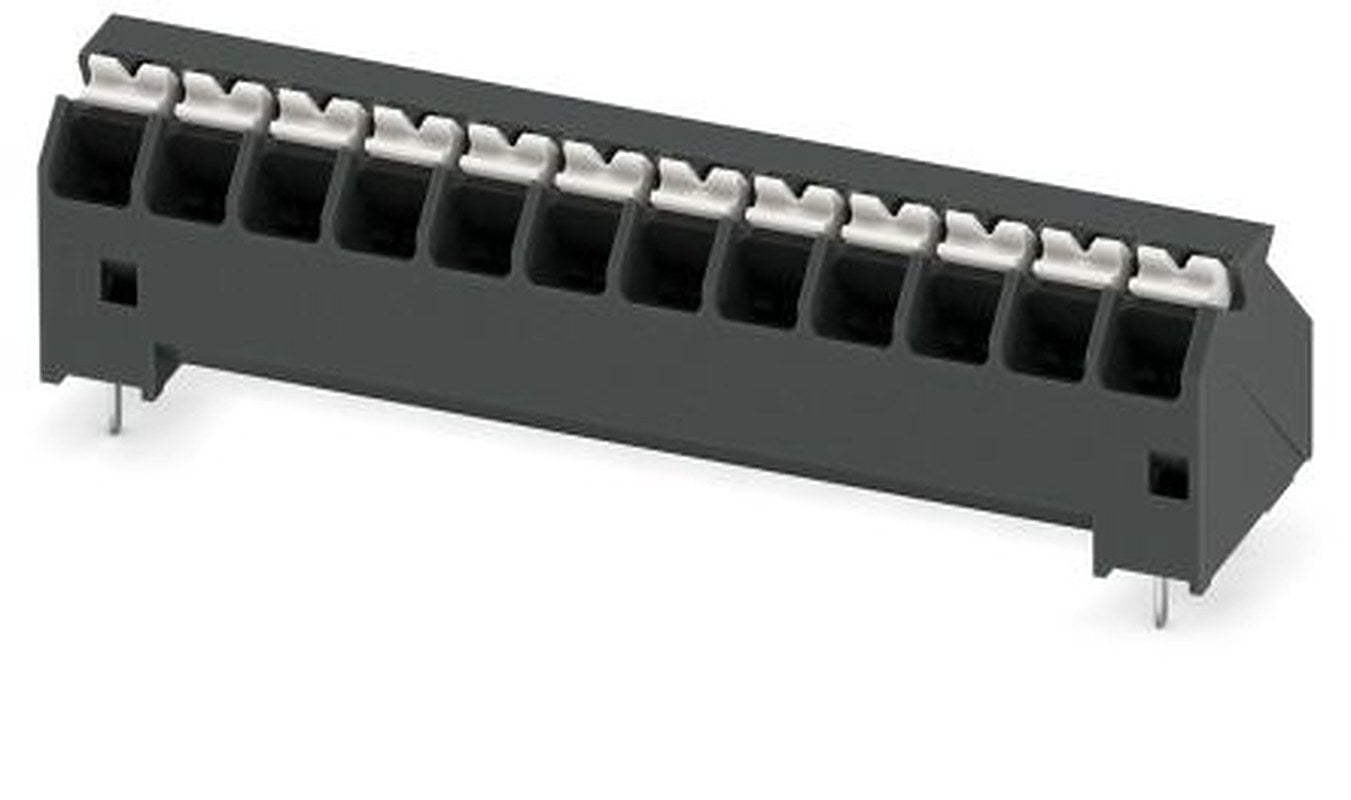 Phoenix Contact SPTA-THR Series PCB Terminal Block, 12-Contact, 3.81 mm Pitch, 1 Row, 1071190