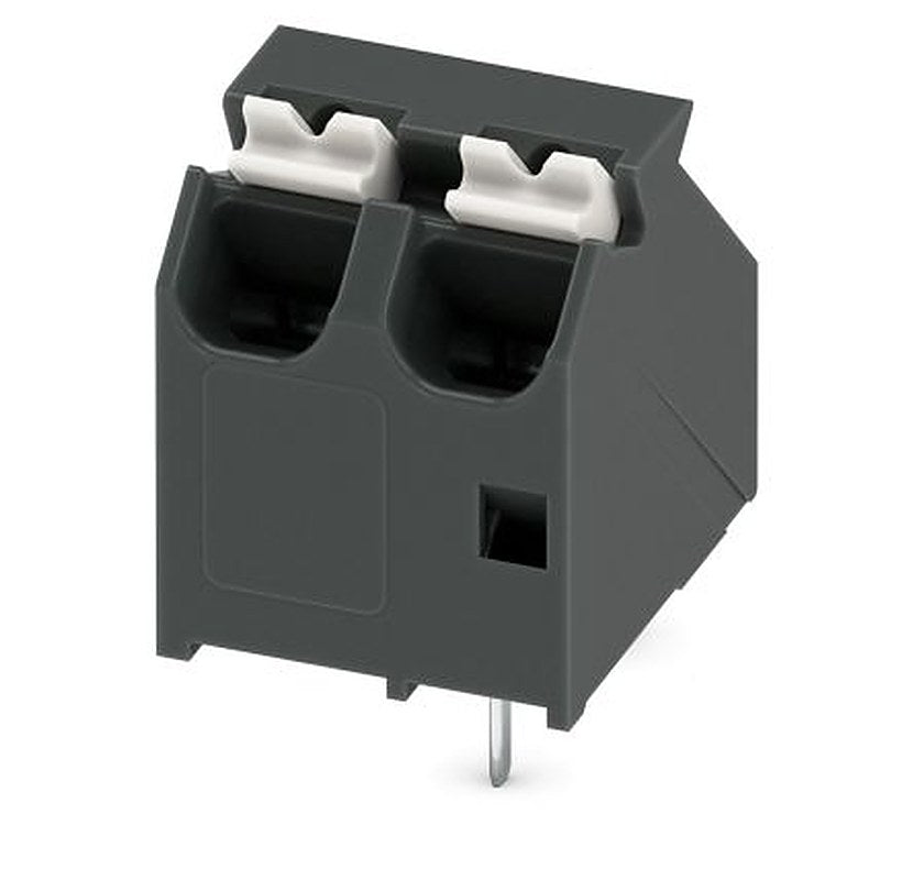 Phoenix Contact SPTA-THR Series 45° PCB Terminal Block, 2 Contact(s), 5.08 mm Pitch, 1 Row