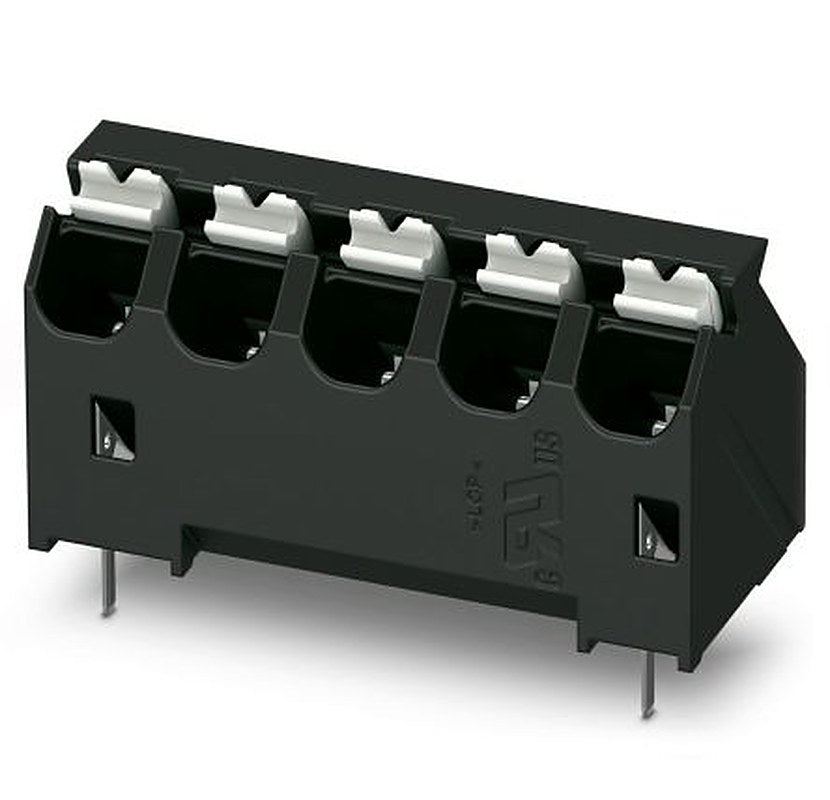 Phoenix Contact SPTA-THR Series 45° PCB Terminal Block, 5 Contact(s), 5.08 mm Pitch, 1 Row