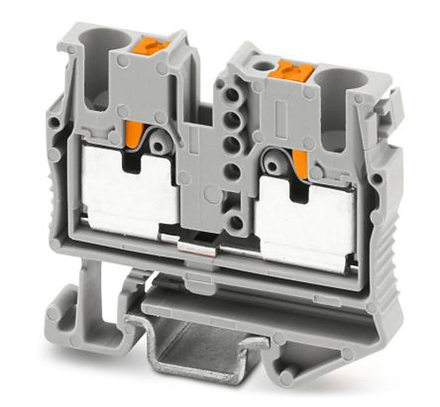 Phoenix Contact 1073602 Feed Through Terminal Block Grey, 2.5mm², 1-Level, Push-in