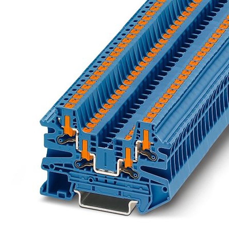 Phoenix Contact PTV Series Feed Through Terminal Block Push-in