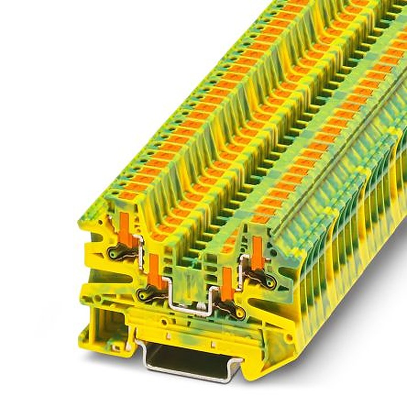 Phoenix Contact PTV Series Earth Terminal Block Push-in