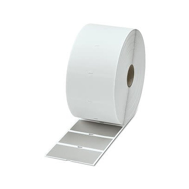 Phoenix Contact Silver Label, 100 mm Width, 3000 Per Roll Qty, 50 mm