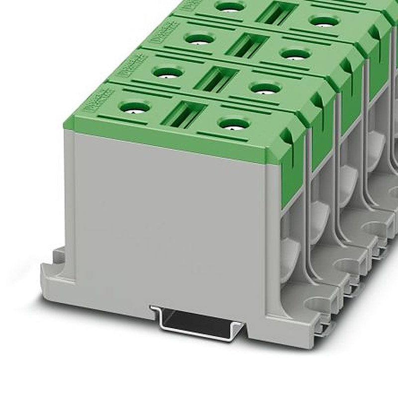 Phoenix Contact 1086501 UBAL Series High Current Connector Green, 150mm², 1-Level, Screw