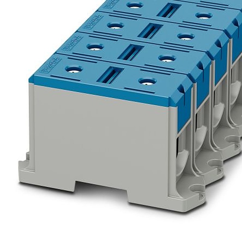 Phoenix Contact 1086506 UBAL Series High Current Connector Blue, 240mm², 1-Level, Screw