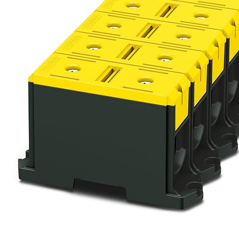 Phoenix Contact 1086510 UBAL Series High Current Connector Yellow, 240mm², 1-Level, Screw