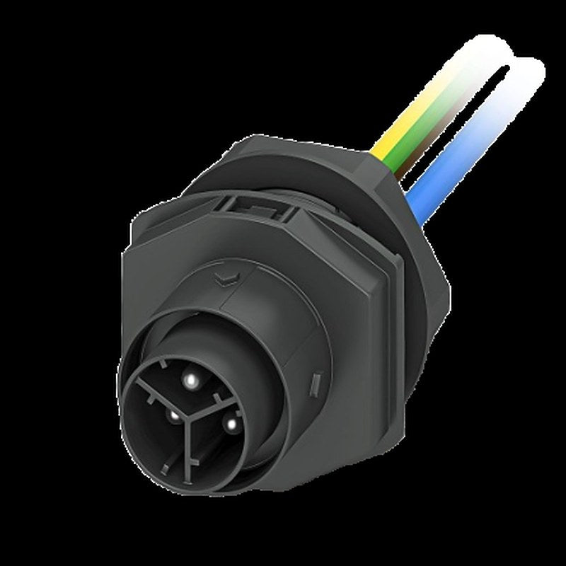 Phoenix Contact Connector, 3 Contacts, Front, Plug, Male, IP66, IP68, IP69K, IPD W Series