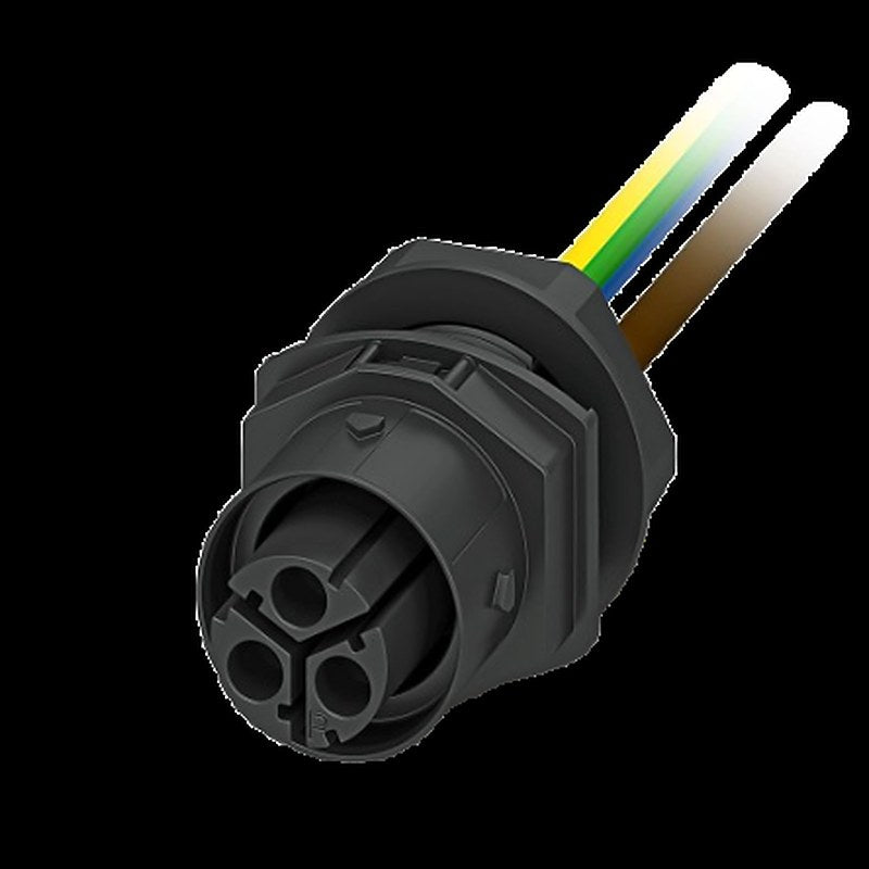 Phoenix Contact Connector, 3 Contacts, Front, Socket, Female, IP66, IP68, IP69K, IPD W Series