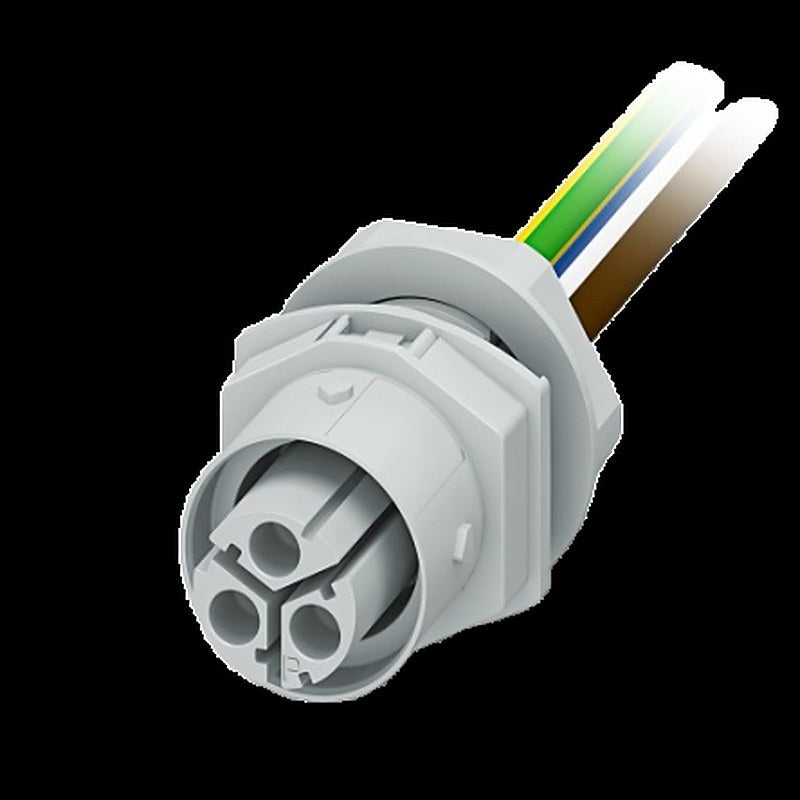 Phoenix Contact Connector, 3 Contacts, Front, Socket, Female, IP66, IP68, IP69K, IPD W Series