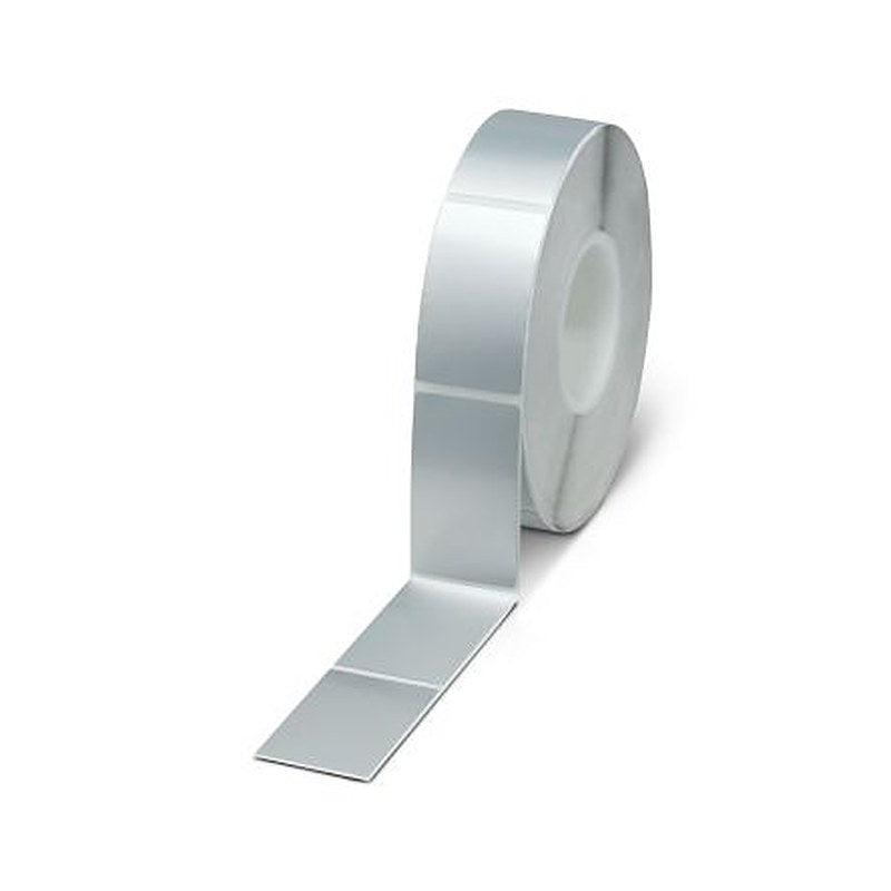 Phoenix Contact Silver Black Print Label Roll, 86.5 mm Width, 1 Per Roll Qty, 54 mm