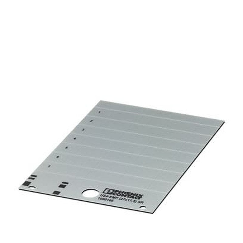 Phoenix Contact, US4-EMP Polyvinyl Chloride Terminal Marker for use with Terminal Block