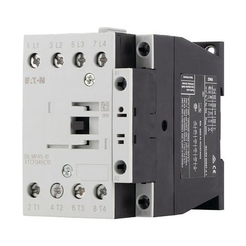 Eaton DILMP Contactor, 230V Coil, 4-Pole, 45 A, 14 kW, 1 NO, 230V ac