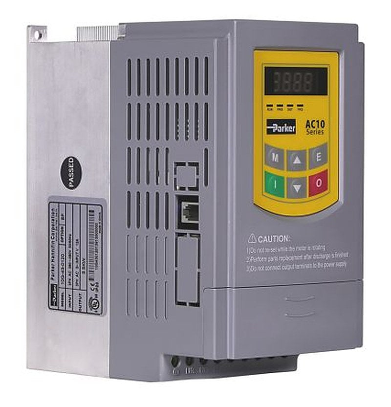 Parker Inverter Drive, 1.5 kW, 1 Phase, AC10 Series 240V 7 A