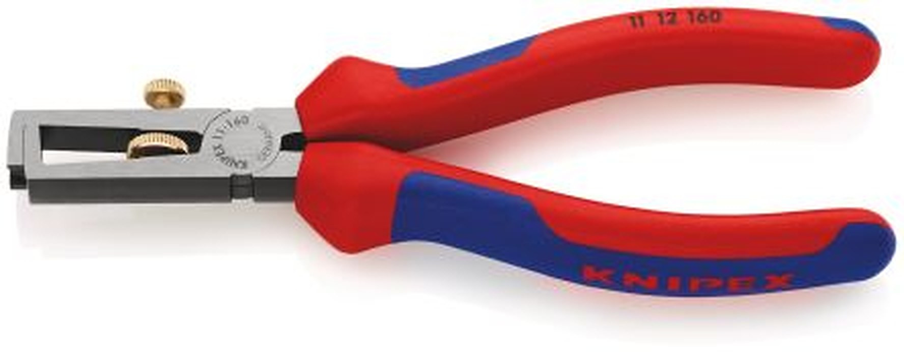 Knipex Single Core, Multi-Core Comfort Grip Wire Stripper, 0.1 to 10 mm², 160 mm Overall