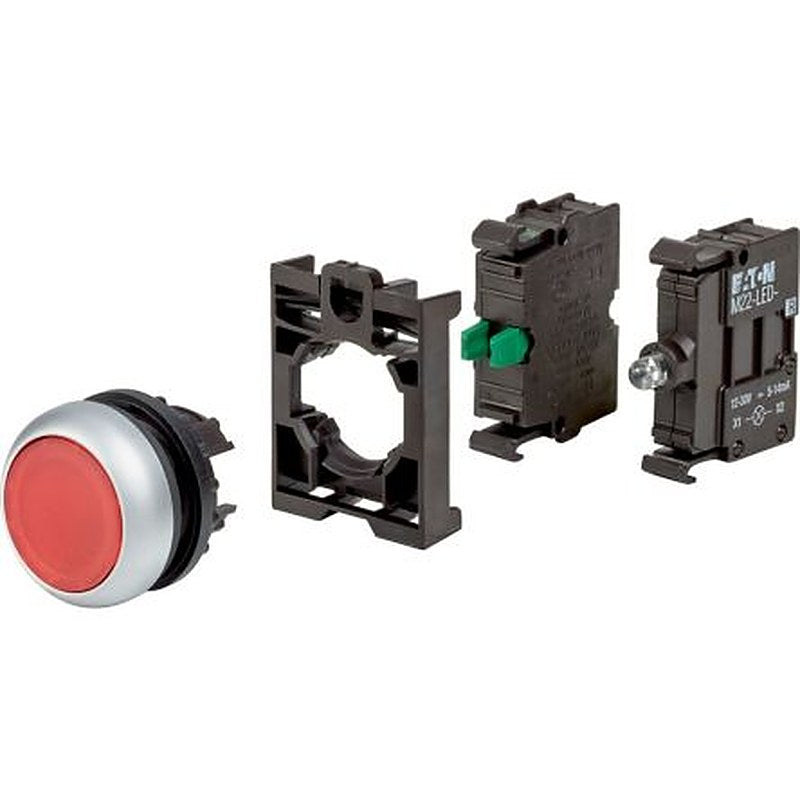 Eaton RMQ-Titan Series Illuminated Push Button Switch, 50 mm Cutout Red, IP67