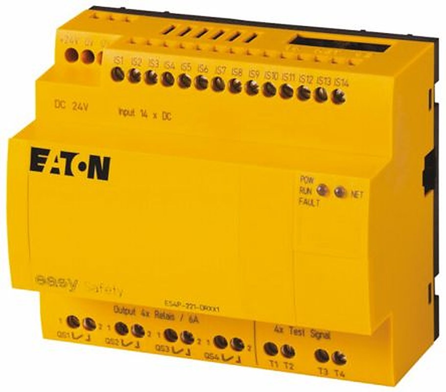 Eaton ES4P Series Safety Controller, 14 Safety Inputs, 8 Safety Outputs, 24V dc