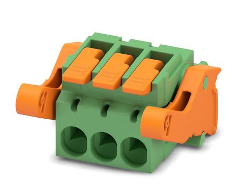 Phoenix Contact Pluggable Terminal Block, 3-Contact, 5.08 mm Pitch, 1 Row, 1110608
