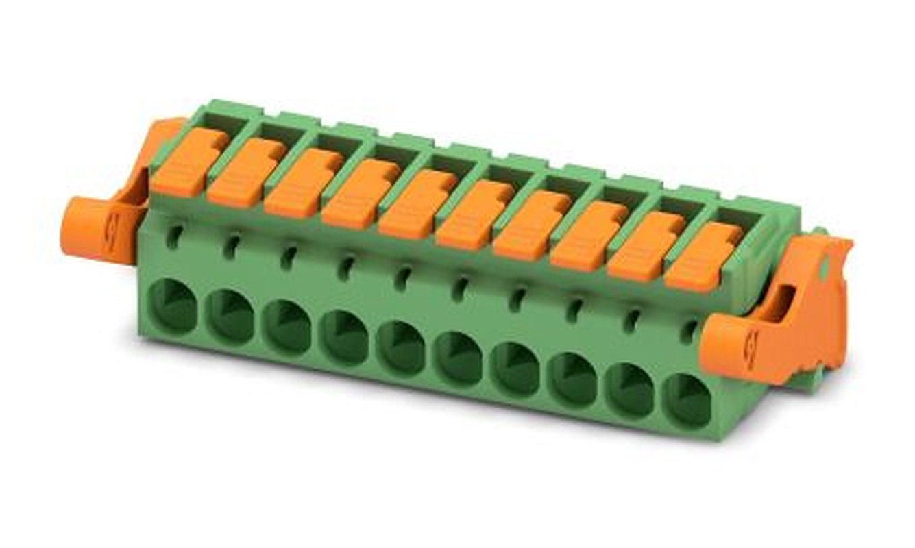 Phoenix Contact Pluggable Terminal Block, 10-Contact, 5.08 mm Pitch, 1 Row, 1110615