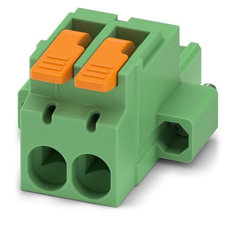 Phoenix Contact Pluggable Terminal Block, 2-Contact, 5.08 mm Pitch, 1 Row, 1110628