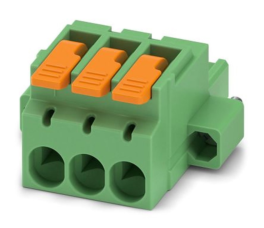 Phoenix Contact Pluggable Terminal Block, 3-Contact, 5.08 mm Pitch, 1 Row, 1110629